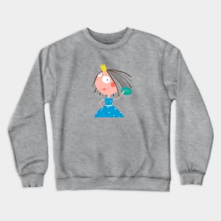 princess girl design Crewneck Sweatshirt